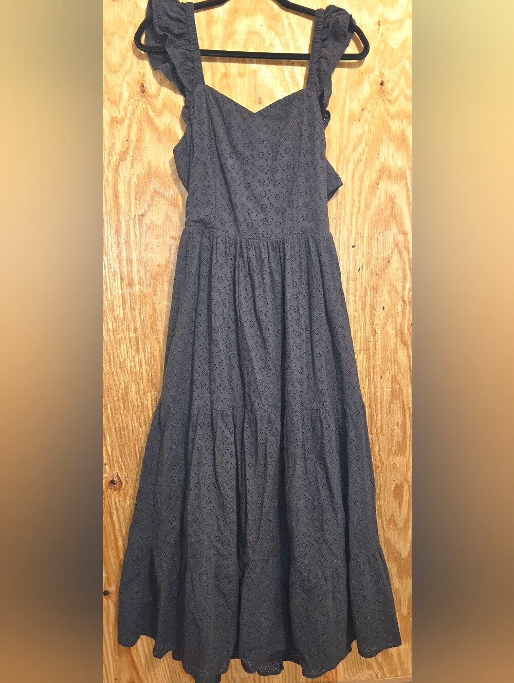 Womens Dress M-L Navy Tye Back